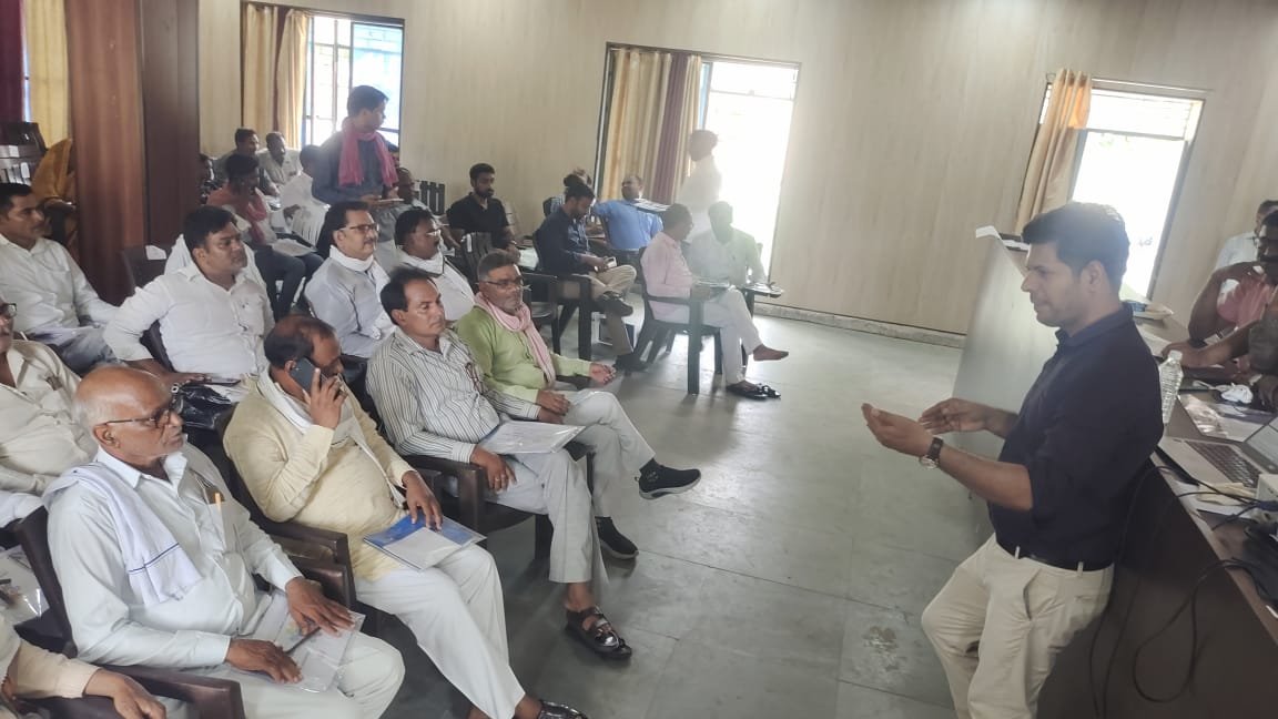 राष्ट्रीय ग्राम स्वराज अभियान के तहत पंचायत एडवांसमेंट इंडेक्स पर कार्यशाला में प्रधानों सचिवों को किया गया प्रशिक्षित