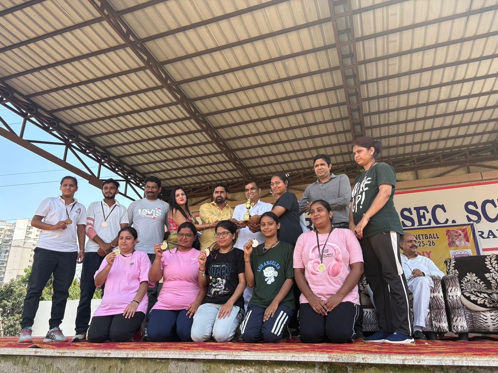 हरियाणा राज्य सीनियर नेटबॉल चैंपियनशिप में पलवल के खिलाड़ी बने ओवरऑल विजेता